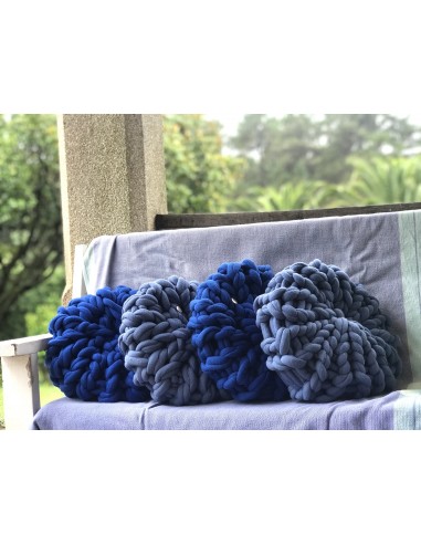 Cojín Cotton Azul Vaquero